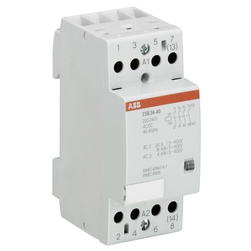 Модульный контактор ABB GHE3291302R1004 24А abb tal tal16 40 00 катушка 77 143в dc