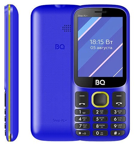 Сотовый телефон BQ Mobile BQ-2820 Step XL+ Blue/Yellow .