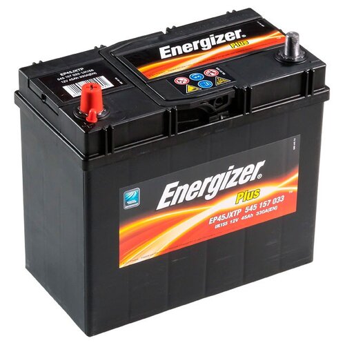 Аккумулятор автомобильный Energizer Plus 45 А/ч 330 А прям. пол. тонк. кл. EP45JXTP Азия авто (238x129x227) 545157 2021г