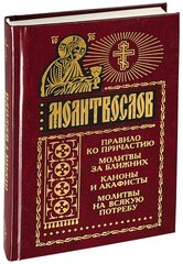 Молитвослов. Правило ко причастию. Молитвы за ближних. Каноны и акафисты. Молитвы на всякую потребу