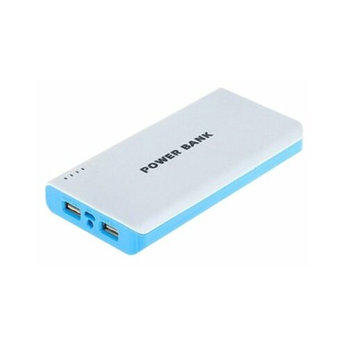 Luazon Home Внешний аккумулятор LuazON PB-10 10200 мАч 2 USB 1 A индикатор зарядки и фонарик микс 164200₽