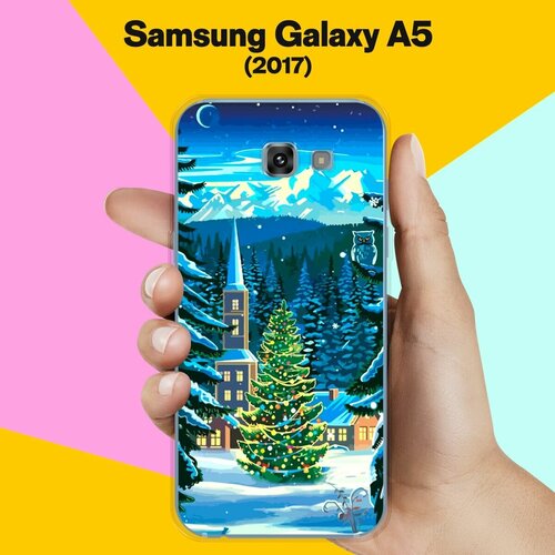 Силиконовый чехол на Samsung Galaxy A5 (2017) Елка / для Самсунг Галакси А5 2017 силиконовый чехол на samsung galaxy a5 2017 елка для самсунг галакси а5 2017