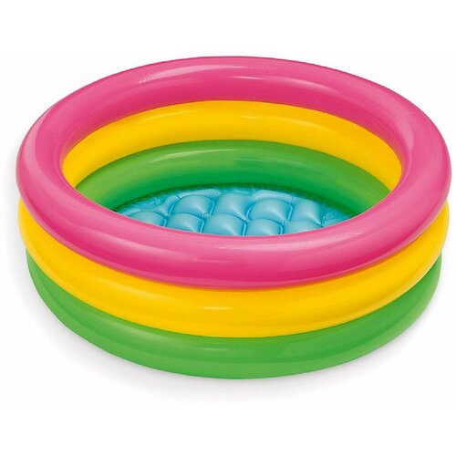 Бассейн надувной детский INTEX Sunset Glow Baby Pool 61смx22см, (1-3 года) int57107NP