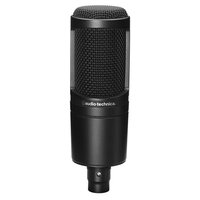 Микрофон проводной Audio-Technica AT2020, разъем: USB, черный