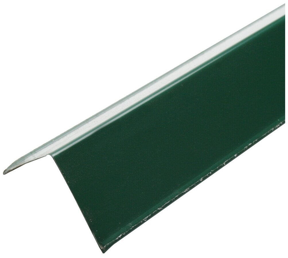 Угол наружный 50*50 *1250мм, 5 штук зеленый RAL 6005 . внешний металлический