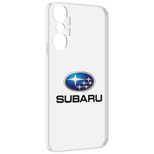 Чехол MyPads subaru-4 мужской для Infinix Hot 20 4G задняя-панель-накладка-бампер