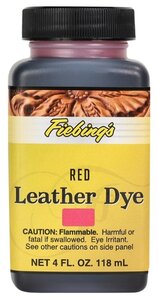 Фото Fiebing's Краска для кожи Leather Dye Red