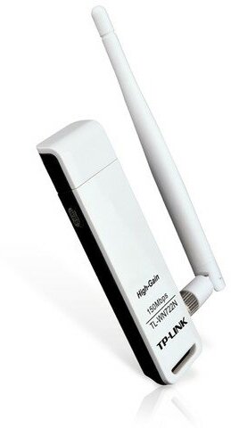 Адаптер Wi-Fi TP-LINK TL-WN722N, белый