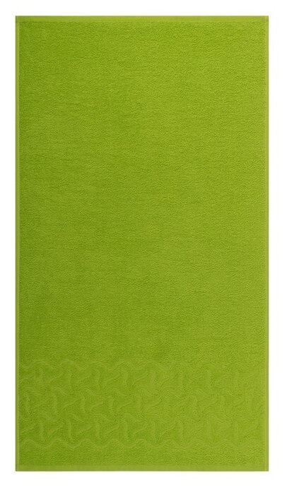 Полотенце махровое Радуга, 50х90 см, цвет зелёный, "ДМ" - фотография № 1