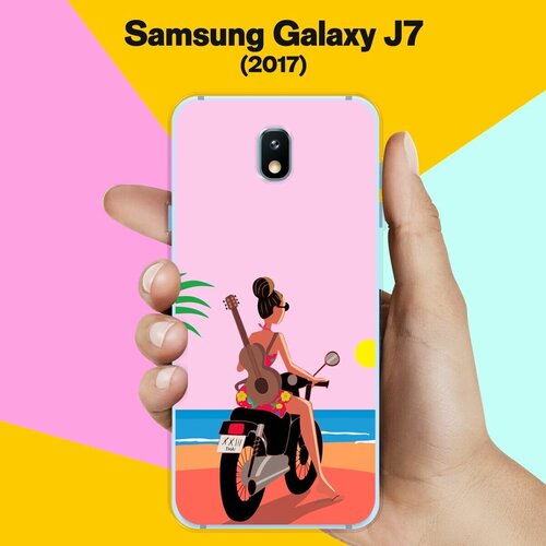 Силиконовый чехол на Samsung Galaxy J7 (2017) Закат / для Самсунг Галакси Джей 7 2017 силиконовый чехол на samsung galaxy j7 2017 билет для самсунг галакси джей 7 2017