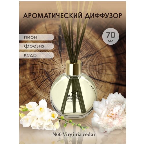 AROMA REPUBLIC Ароматический диффузор в стеклянном флаконе 70 мл,