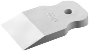 STAYER MaxFlat 40 мм, для затирки швов эластичный, белый, резиновый, Шпатель, MASTER (1027-40)