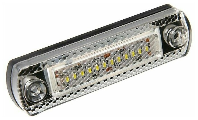 Катафот для авто 162 белый 24В светодиодный 12 LED