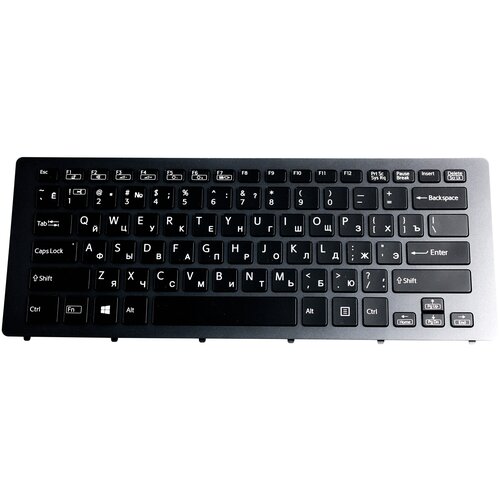 Клавиатура для ноутбука Sony SVF15N черная p/n: 149264921US, AEFI3U000103A, 9Z. NABBQ.701