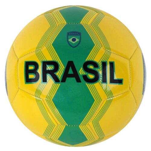 фото Мяч футбольный, 3-слойный, пвх, 280г, размер 5, диаметр 22см, желтый джамбо тойз