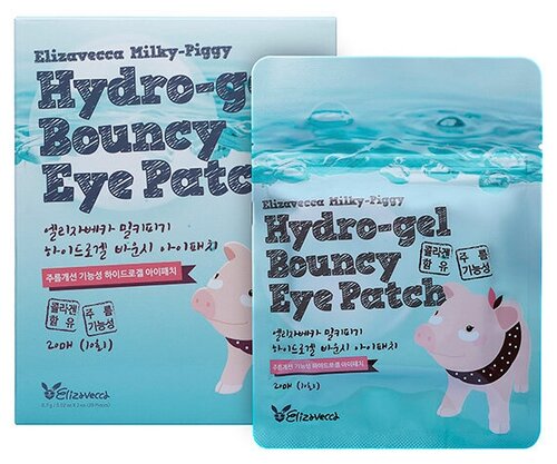 Elizavecca Набор гидрогелевых патчей для кожи вокруг глаз Milky-Piggy Hydro-gel Bouncy Eye Patch