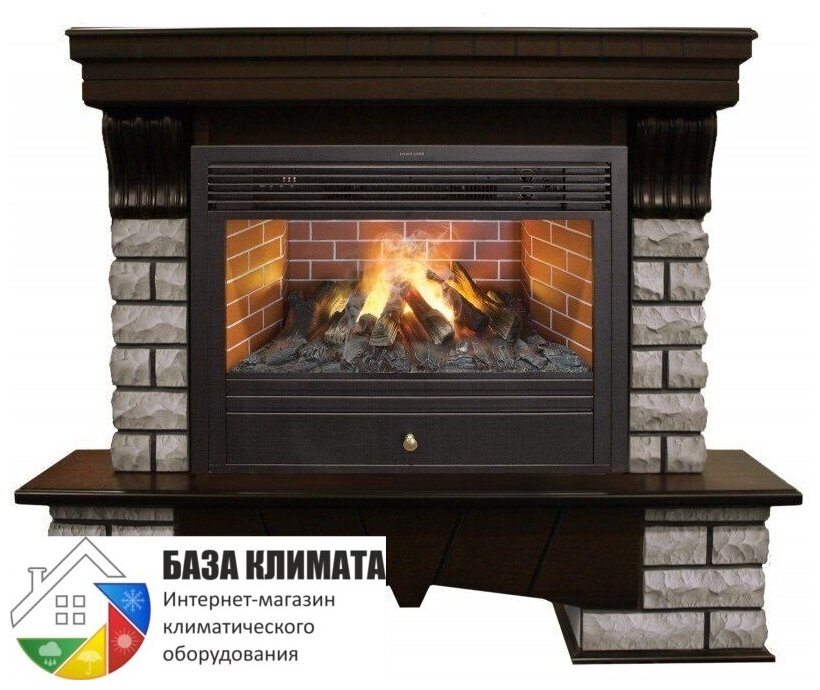 Каминокомплект RealFlame Country Rock 26 AO с очагом 3D Novara