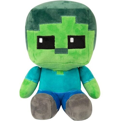 Мягкая игрушка зомби Майнкрафт Minecraft (22 см)