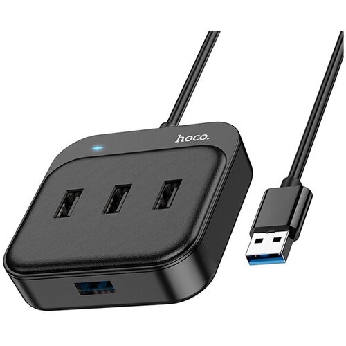 Хаб USB Hoco HB31 1xUSB 30 3xUSB 20 12m 6931474784896 81900₽