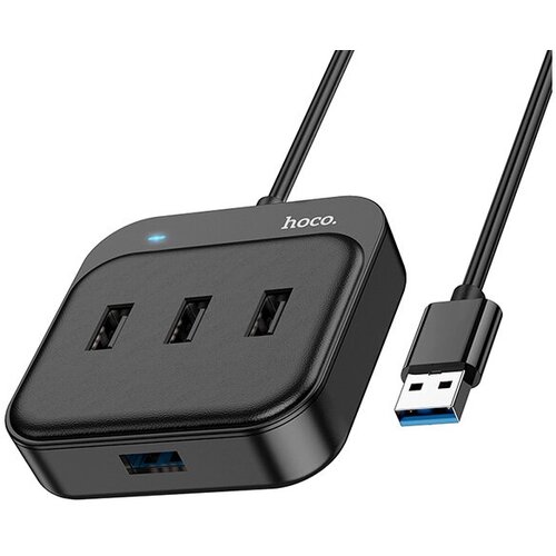 Хаб USB Hoco HB31 1xUSB 3.0 + 3xUSB 2.0 1.2m 6931474784896