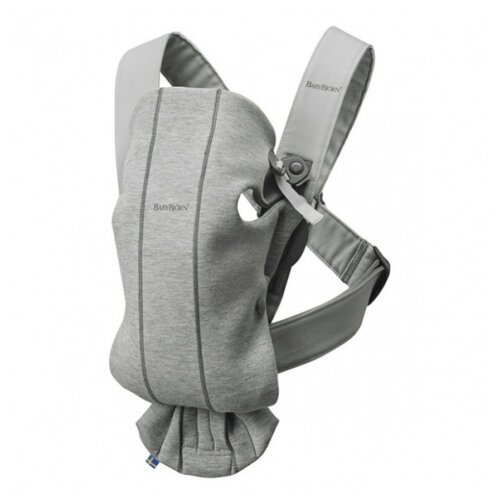 фото Рюкзак-переноска babybjorn mini 3d jersey, light gray