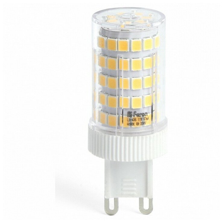 Лампа светодиодная Feron 38151 LB-435 G9 11Вт 6400K