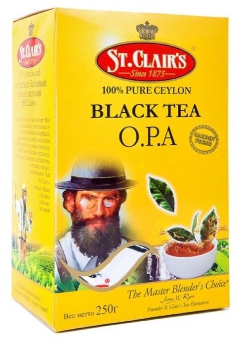 Чай черный St. Clair's OPA 250 гр. кр/лист