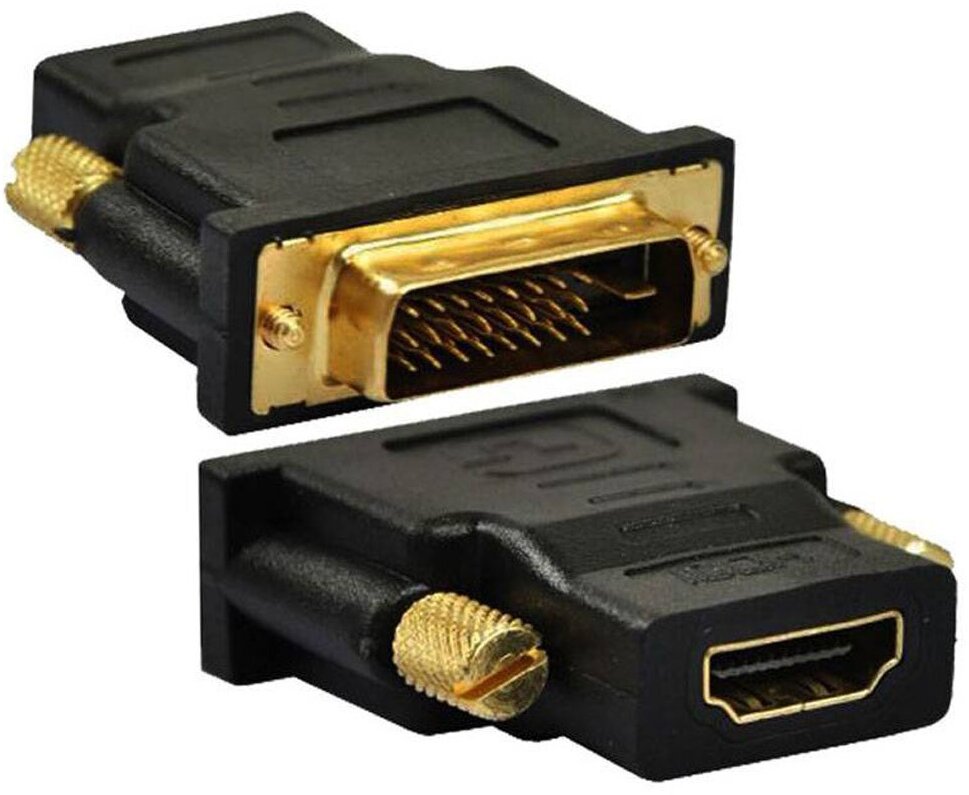 Адаптер DVI 24+1 (M) - HDMI (F) NoName A603BK