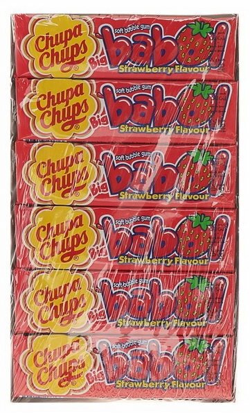 Жевательная резинка Chupa Chups Big babol со вкусом клубники, 21 г, 24 шт. в уп. - фотография № 9