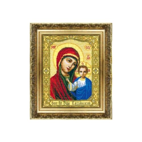 фото Набор для вышивания крестом "икона божьей матери казанская", арт. 282 crystal art