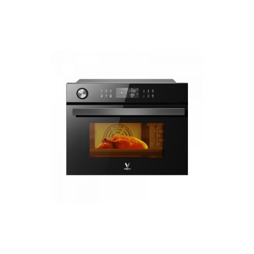 Умный встраиваемый паровой духовой шкаф Xiaomi Viomi Steam Convection Oven King Black (VSO4501-B)