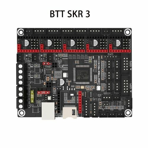 Плата управления Bigtreetech SKR v3.0. Материнская плата BTT SKR 3.0. bigtreetech btt skr 2 32 bit control board upgrade skr v1 4 turbo 3d printer parts motherboard tmc2209 tmc2208 for ender 3 5 v2