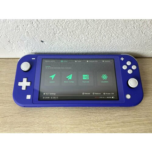 Игровая приставка Nintendo Switch Lite 32 +128 ГБ, синий 14 игр+YouTube