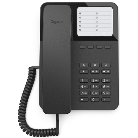 Проводной телефон Gigaset DESK400, черный