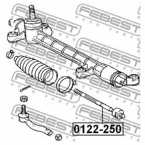 Тяга рулевая Febest 0122-250 для Toyota Avensis (2003-2008)