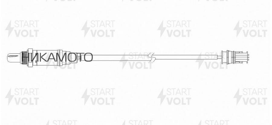 STARTVOLT VSOS2683 Лямбда-зонд BMW X5 E53 (99-) 3.0I-4.6I/5 E39 (95-) 2.0I-4.4I до кат.