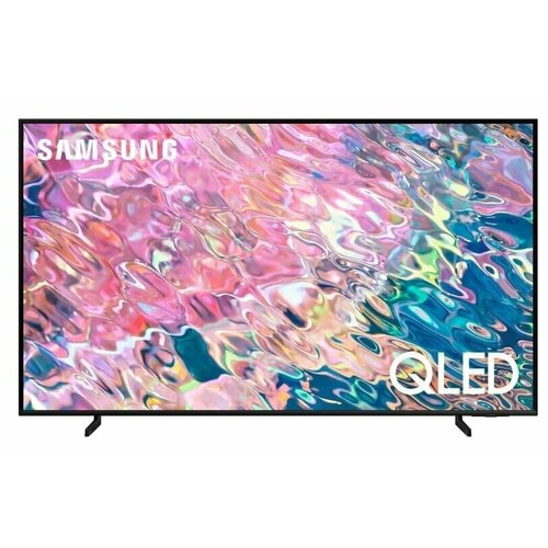 43 Телевизор Samsung QE43Q60BAU 2022 HDR, Quantum Dot, QLED, LED, черный 55 телевизор samsung qe55qn700bu 2022 neo qled hdr led oled quantum dot qned qled ru черный