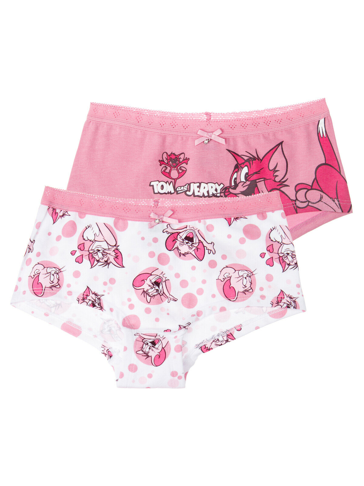 Трусы playToday 2 шт. размер 110-116 розовый