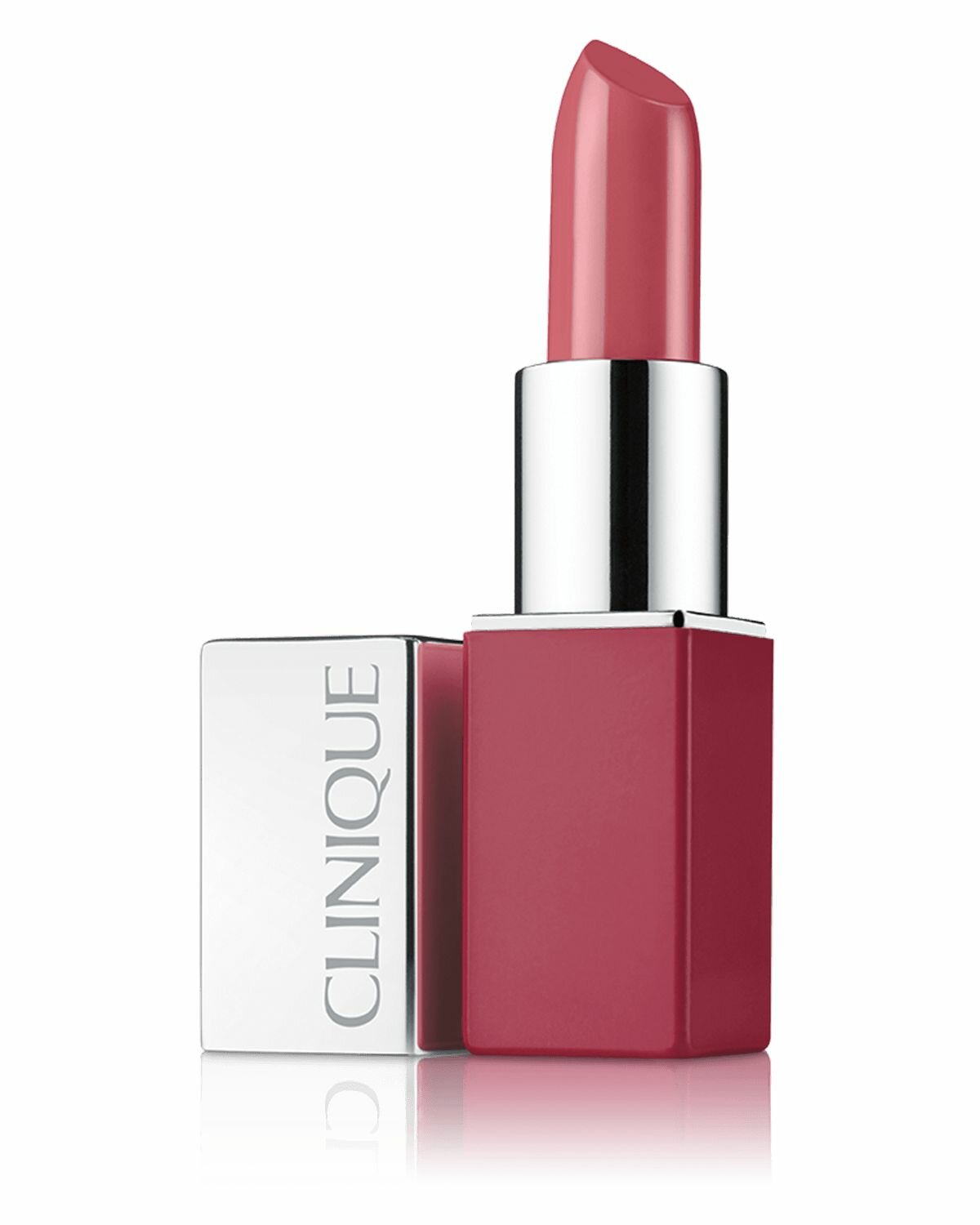 CLINIQUE Помада для губ: интенсивный цвет и уход Pop Lip Colour + Primer (14 Plum Pop)