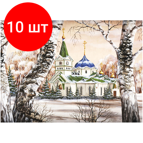 Комплект 10 шт, Пазл 1000 эл. ТРИ совы Храм