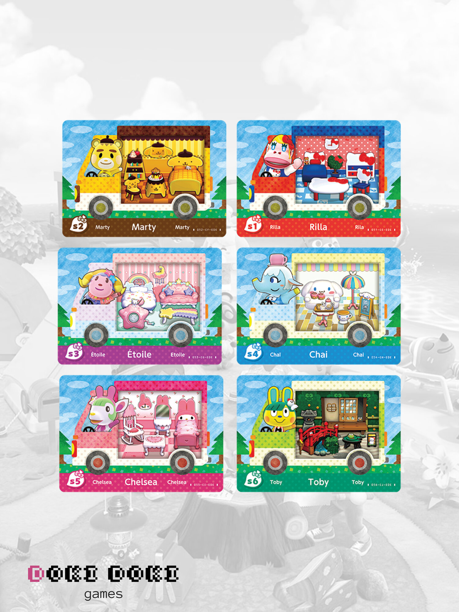 Игровые карты Animal Crossing (Amiibo)