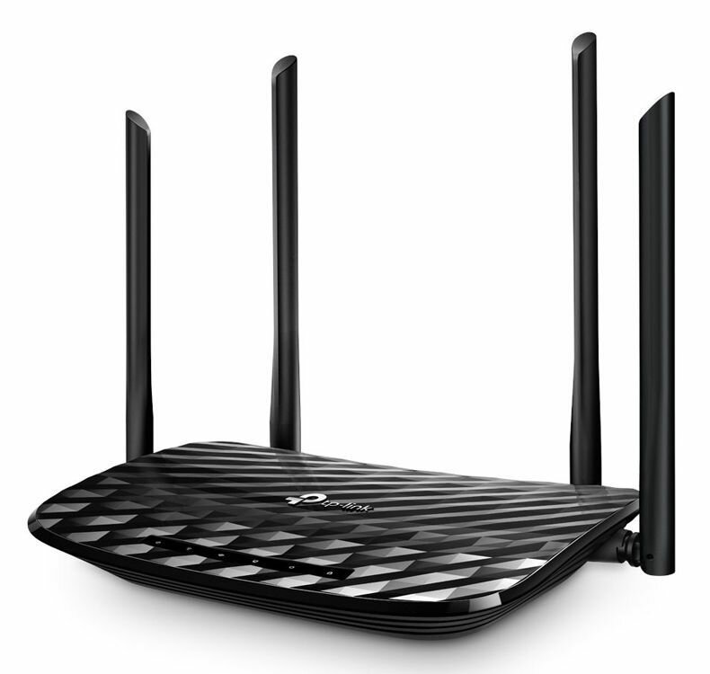Роутер беспроводной TP-Link Archer C6 AC1200 10/100/1000BASE-TX черный