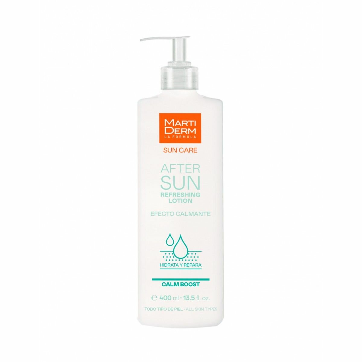 Освежающий Лосьон после Солнца Martiderm Sun Care, 400 мл, без спирта
