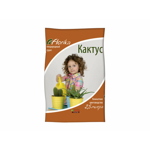 Почвогрунт для кактусов и алоэ FLORIKA 2,5л