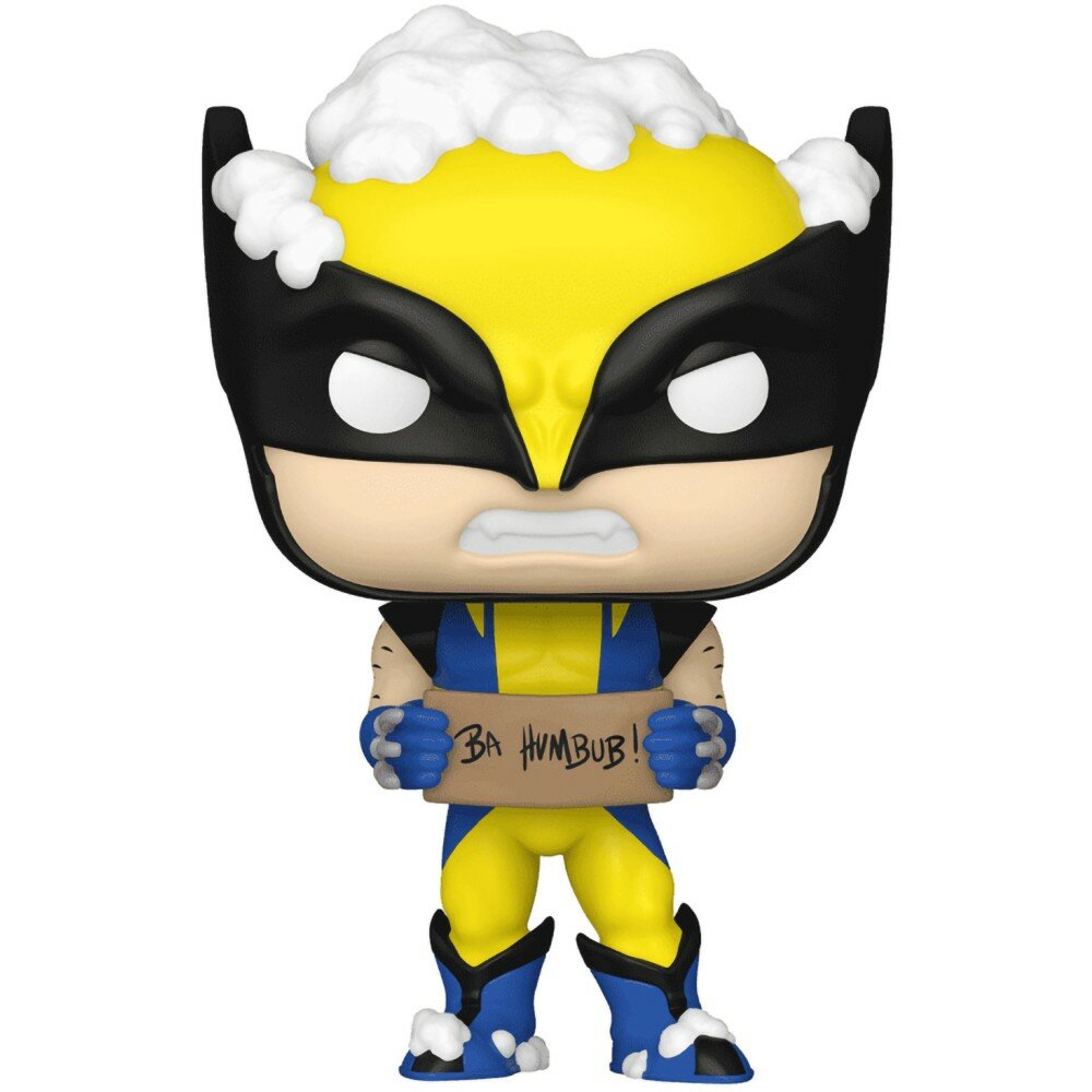 Фигурка Funko POP! головотряс Marvel Comics Wolverine (with Sign) (Holiday) 72191