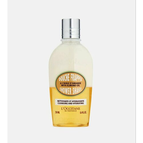 L'OCCITANE shower shake with almond oil шейк для душа с миндальным маслом
