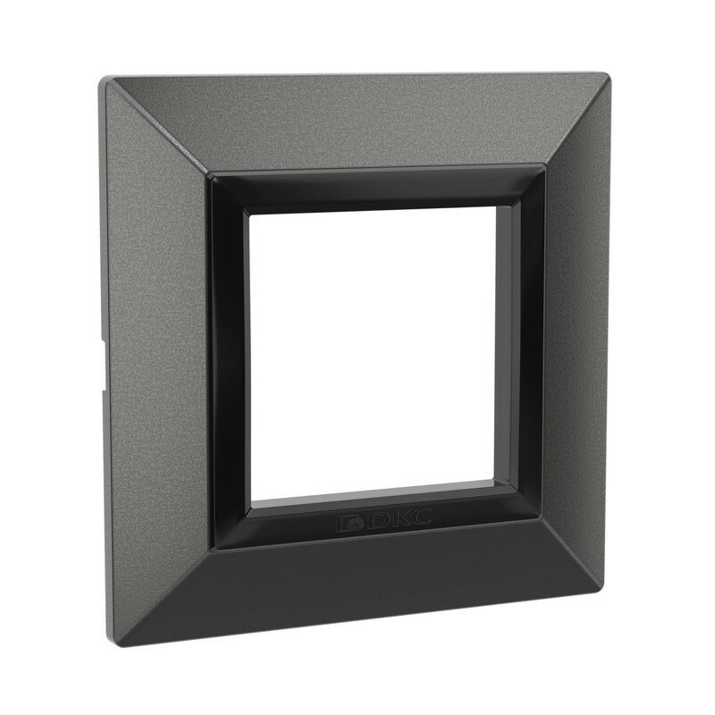 DKC Avanti Графитовый Металл Рамка 2 модуля