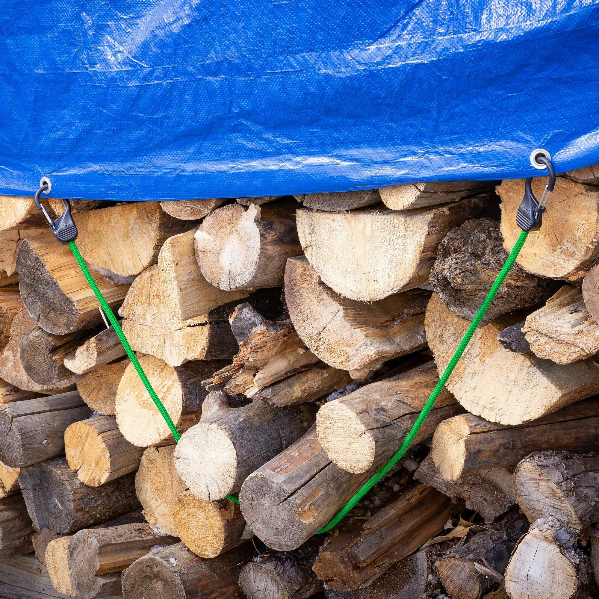 Эластичное крепление с карабином Nite Ize Slidelock Carabiner Bungee 48" — фото 1