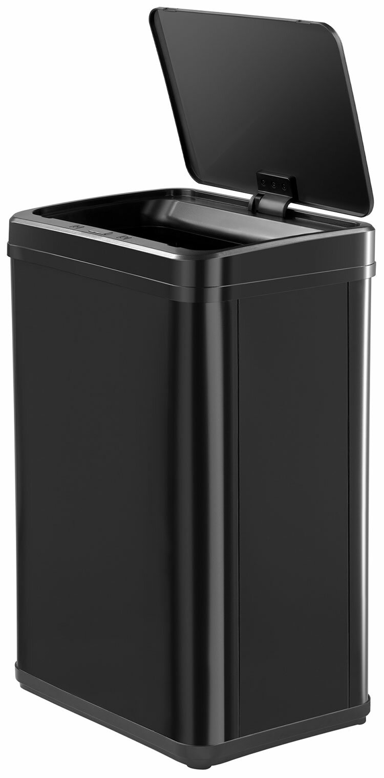 Сенсорное ведро для мусора Tesler STB-40F BLACK — фото 1