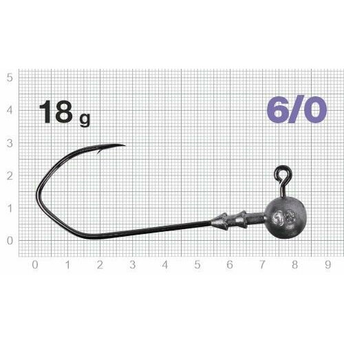 Джиг-головки рыболовные Nautilus CLAW NC-1021 крючок № 6/0, 18гр (3шт)